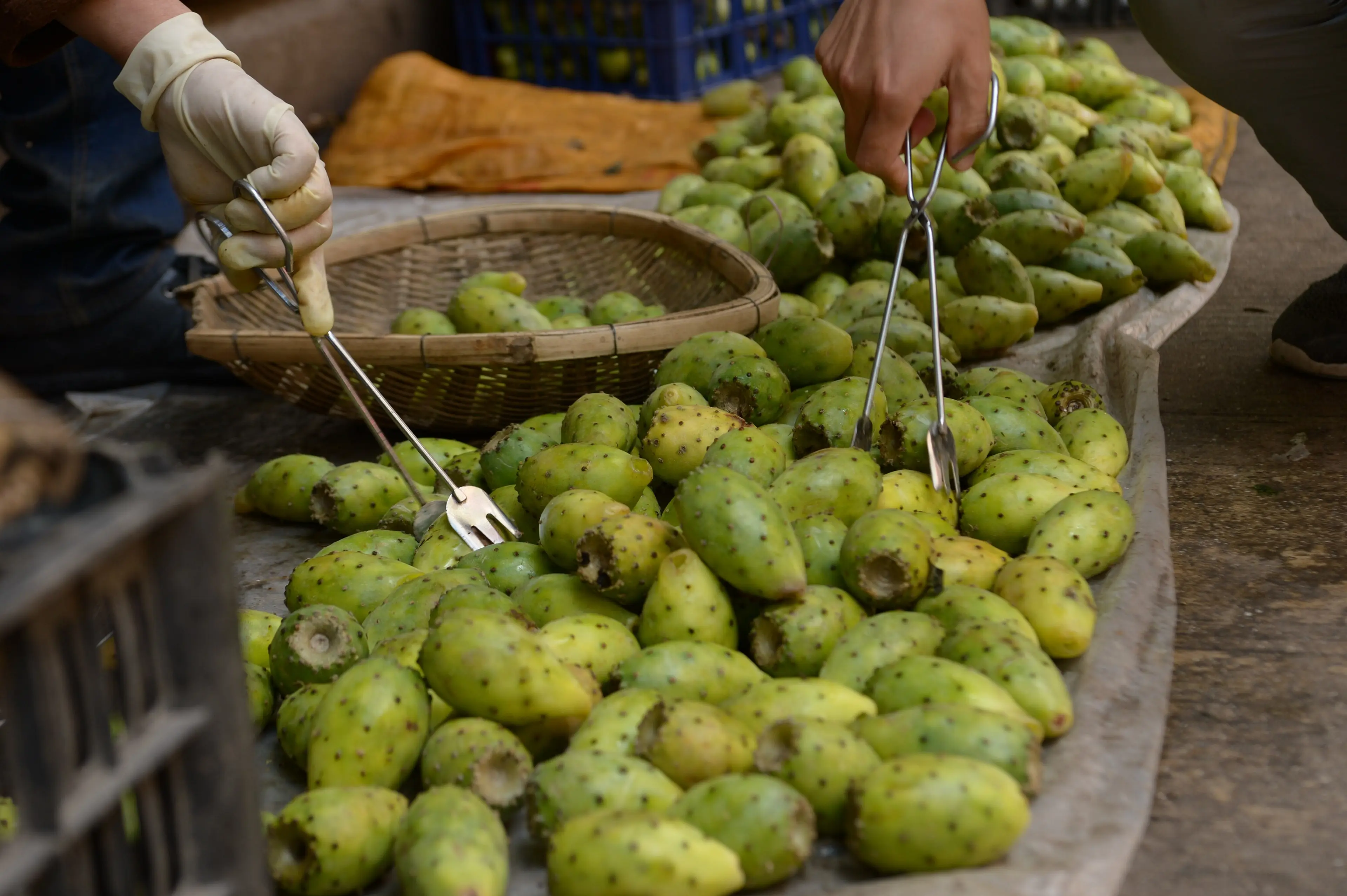 Local market at Litang