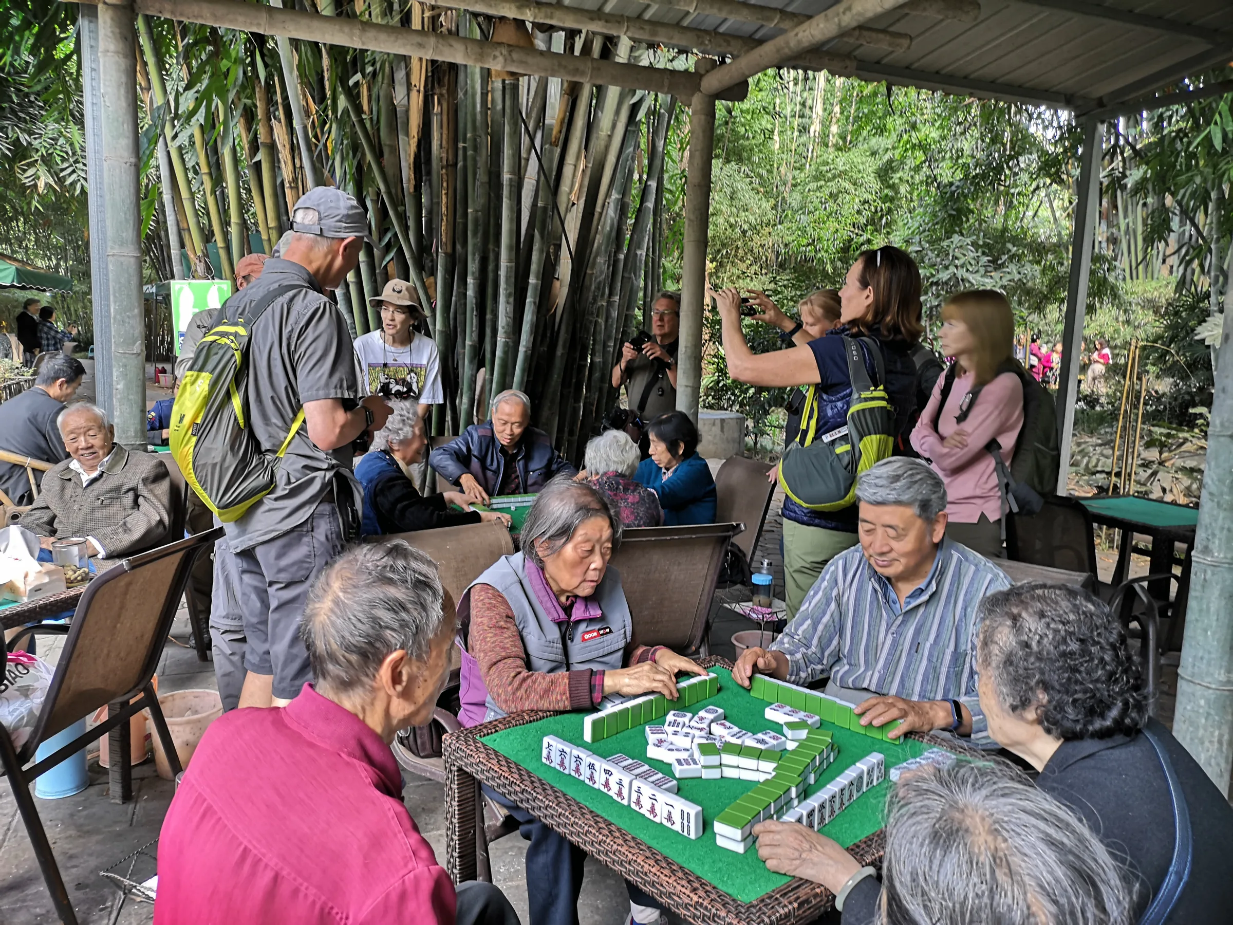 Chengdu teahouse at Chengdu