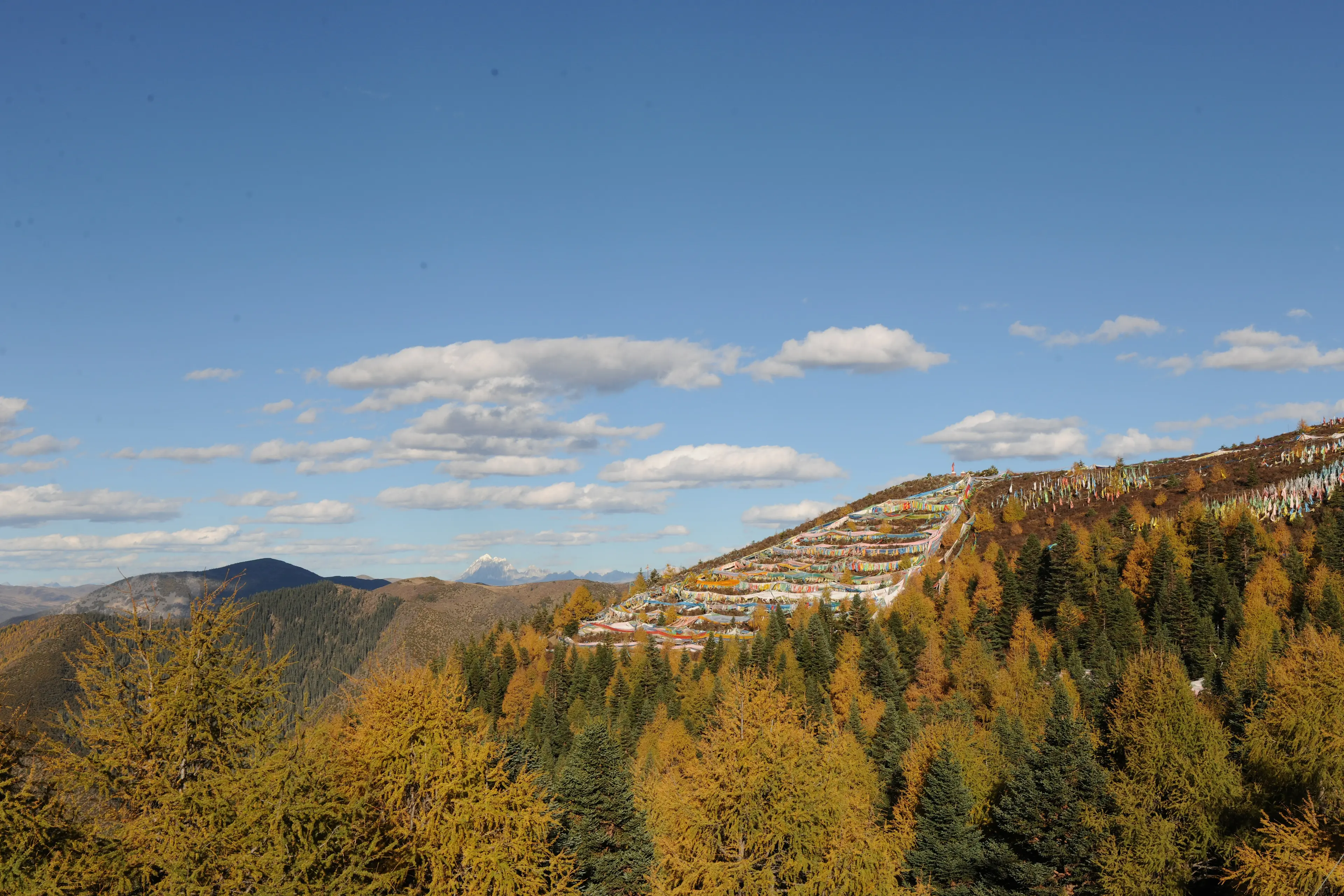Prayer flags at Litang