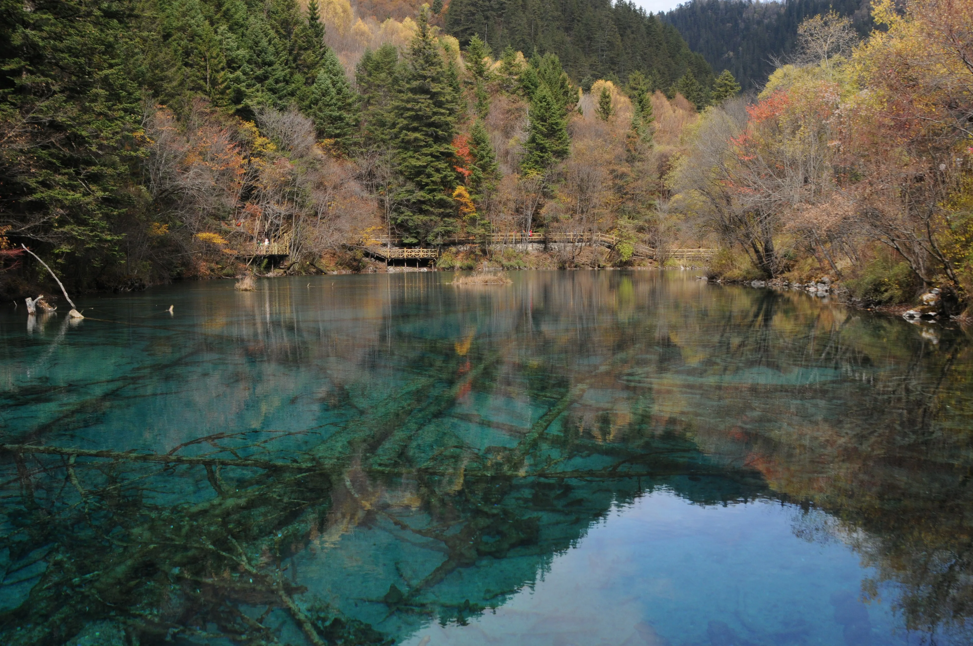 jiuzhai valley beauty lake